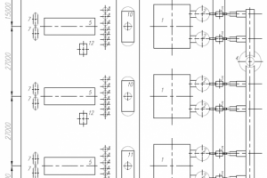 Продольный разрез ТЭЦ