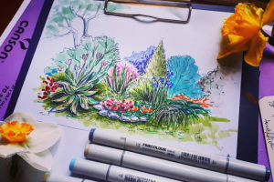 Ландшафтный скетч