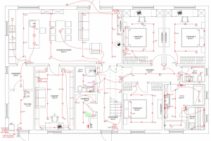 Проектирование электропроводки в доме.