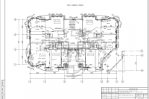 Отопление и вентиляция (Компоновочный чертеж. План первого этажа