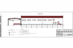 Фасад промышленного цеха