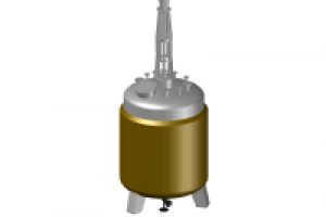 Реактор теплоизолированный с мешалкой (3D модель)
