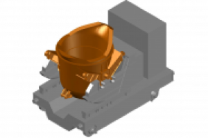 Чугуновоз с ковшом