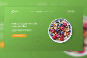 Услуги по составлению рациона питания "Avocado"