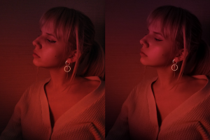 Фотография с цветным освещением