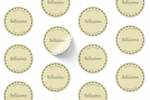 наклейка круглая