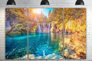 Картины из стекла