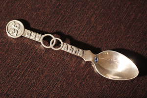 Подарочная ложка на 25 лет свадьбы
