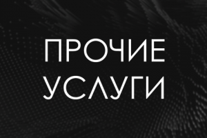 Прочие услуги