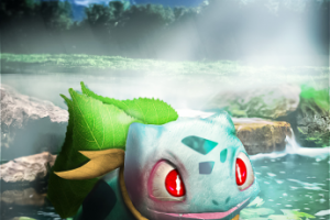 Реалистичный Арт на покемона Бульбазавр