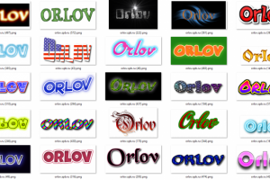 Логотипы из фамилии