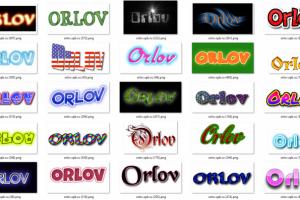 Логотипы из фамилии