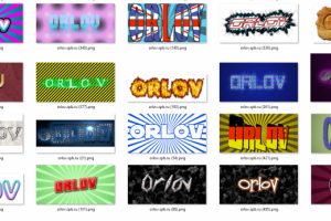 Логотипы из фамилии