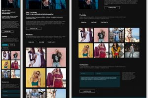 Портфолио фотографа (responsive)