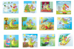 календарь "Дракончики"