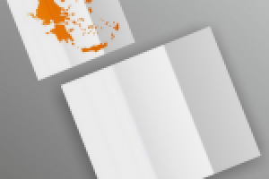 лист со сгибом