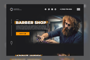 Дизайн Jorj's Barbershop