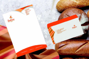 носители фирменного стиля для бренда "Батоша"