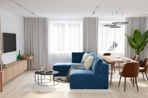 Кухня-гостиная ЖК Discovery