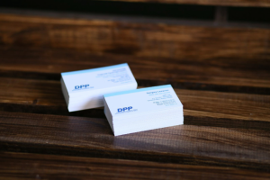 Дизайн визитки для полимерного завода