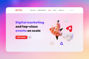 Лендинг для Altera