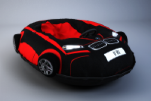 Весёлый спуск на горке: Машинка - ватрушка