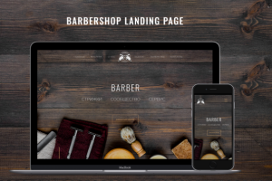 Дизайн сайта для барбершопа