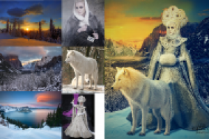 Коллаж Зима