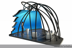 Варианты стенда для выставки Крокус экспо студия Арсения Иванова