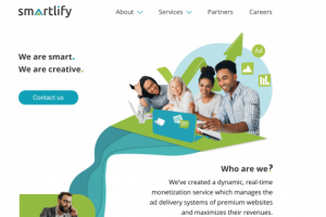 Одностраничный сайт для израильской компании