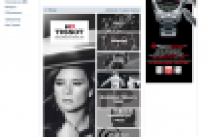 Дизайн группы vkontakte.ru для Tissot
