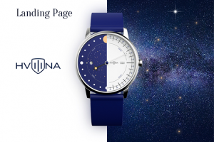 Landing Page для коллекции наручных часов ZORKA VENERA