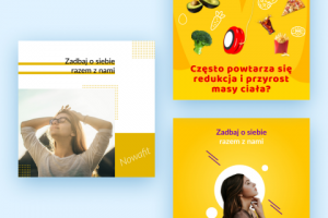 Креативы для польской компании Nowafit