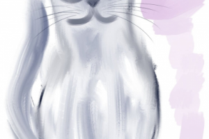 Коты диджитал иллюстрация