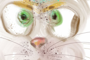 Коты диджитал иллюстрации