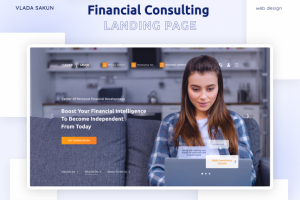 Clever Saver - Financial Consulting Landing Page