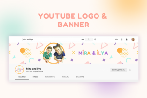 Mira & Ilya - Logo & Youtube banner