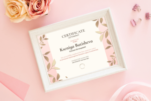 Manicure Certificate