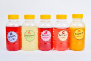 Этикетка фирменных морсов