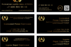 лого + фирменные визитки