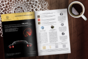 Platon Maguta, полоса в журнал