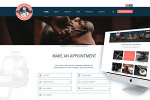 Simonyan's Barbershop - UI/UX Design