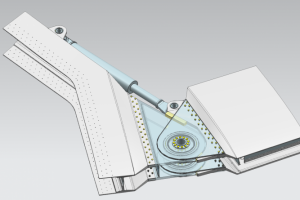 Узел поворота крыла