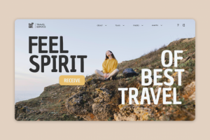 Tour - лендинг.