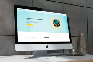 Landing page для ювелирной компании Royal Sapphire