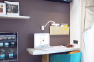 Дизайн однокомнатной квартиры для фирмы АБАК. г. Москва, 2014