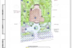 Ландшафтный проект благоустройства территории. 2013 г.