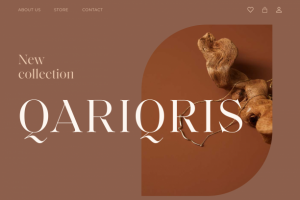 Дизайн сайта для бренда ювелирных украшений