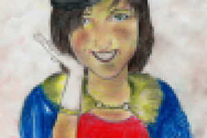 шаржик - леди 60-х