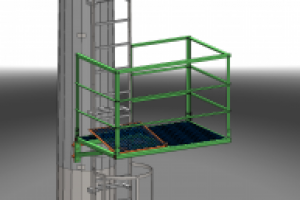 Площадка отдыха мачты освещения
